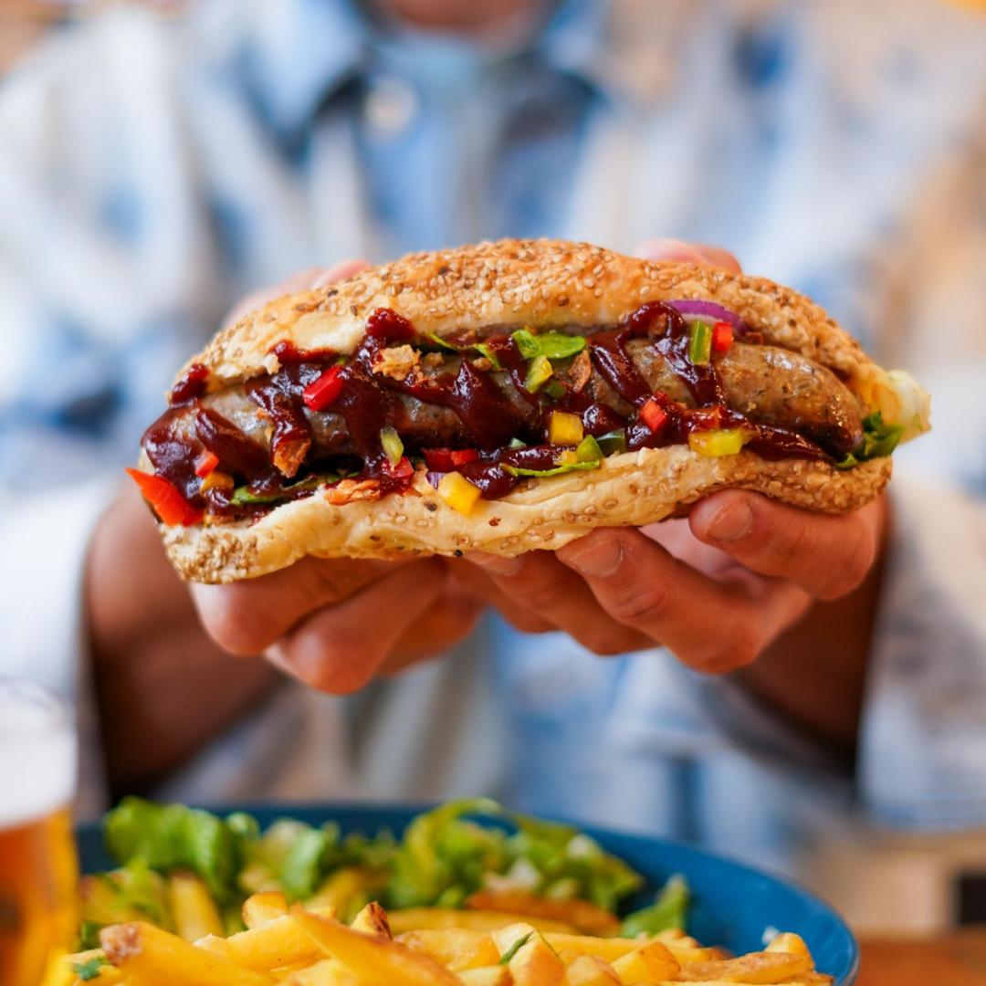 Les burgers du restaurant Canaille Hab en bord de loire à Nantes 